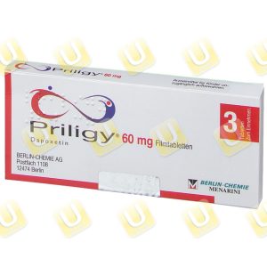 Confezione di Priligy 60 mg, dapoxetina